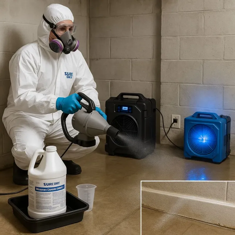 Sanitization and Odor Removal process in Chino Hills, CA