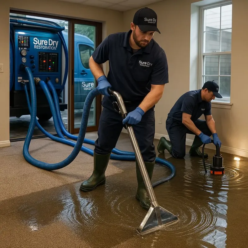 Water Extraction and Removal process in Chino Hills, CA